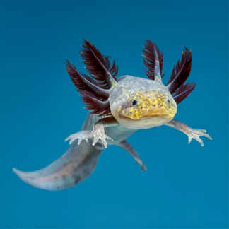 Copper Melanoid Axolotl — Melanoid Axolotls for Sale | Exotic Morphs
